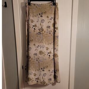 Vintage Sense USA Floral Maxi Skirt Womens Large 1990s High Waist Boho Cottage